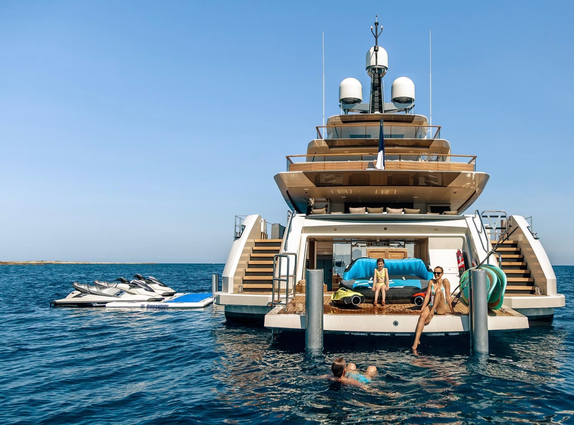 Luxury yacht exterior with Biagio Yachts